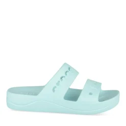 Badslippers BLAUW CROCS Baya Plateform Sandal
