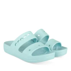 Badslippers BLAUW CROCS Baya Plateform Sandal