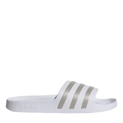 Badslippers WIT Adilette Aqua