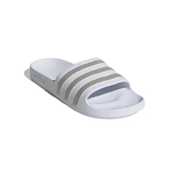 Badslippers WIT Adilette Aqua
