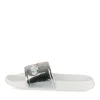 Badslippers ZILVER