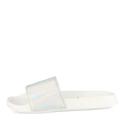 Badslippers ZILVER