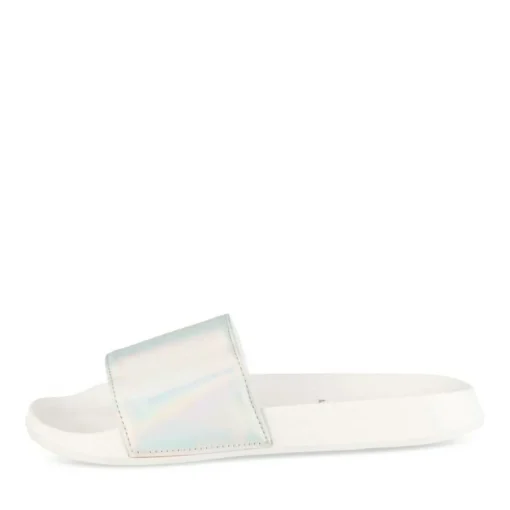 Badslippers ZILVER