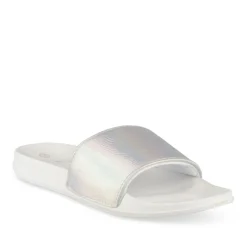 Badslippers ZILVER