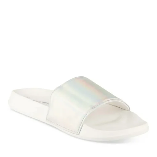 Badslippers ZILVER