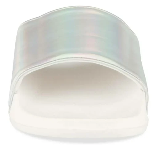 Badslippers ZILVER