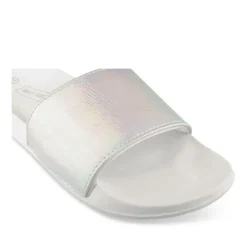 Badslippers ZILVER