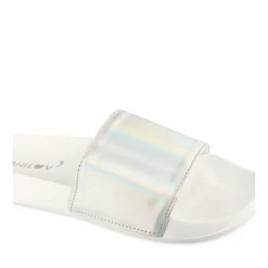 Badslippers ZILVER