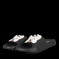 Badslippers ZWART