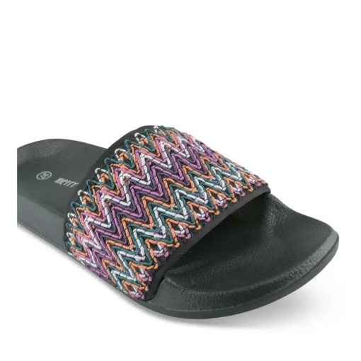 Badslippers ZWART