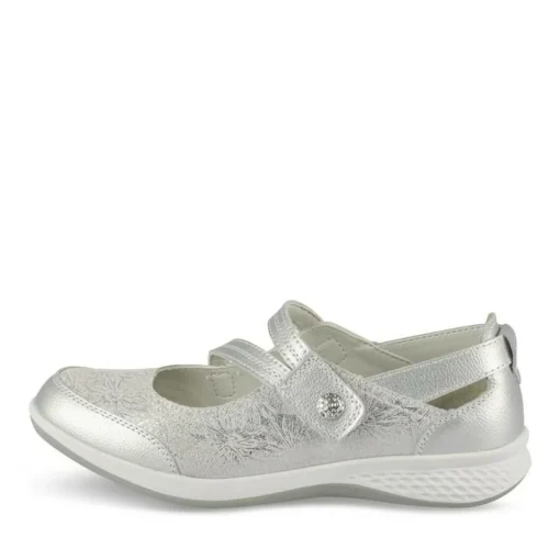 Ballerina's ZILVER NEOSOFT DAMES LEER