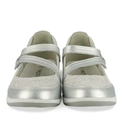 Ballerina's ZILVER NEOSOFT DAMES LEER