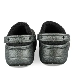 Clogs ZWART CROCS Baya Platform Lined Glit.