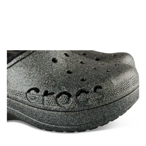 Clogs ZWART CROCS Baya Platform Lined Glit.