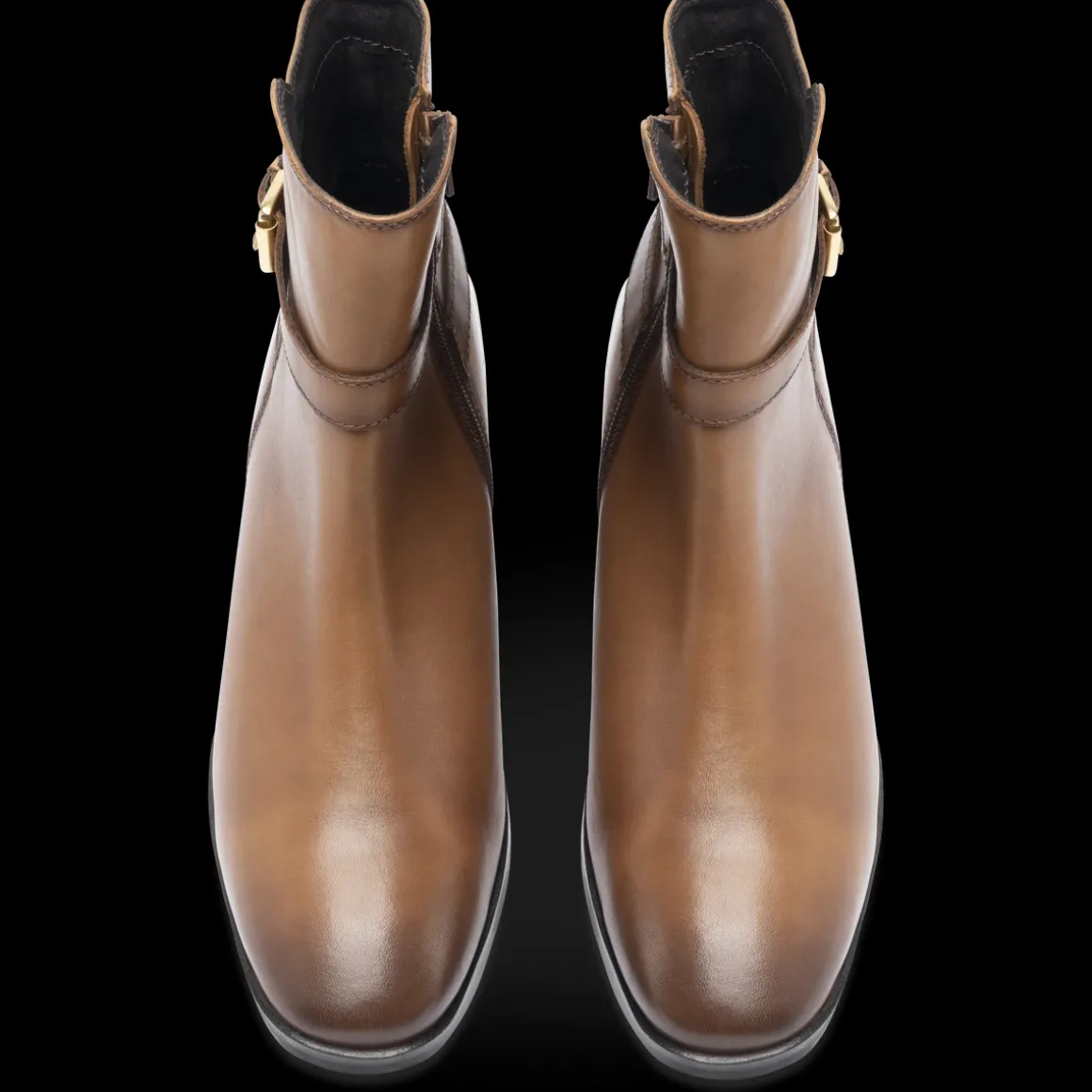 Enkellaarsjes COGNACKLEUR