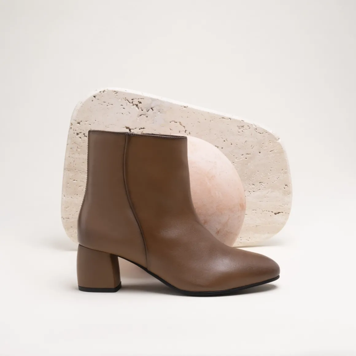 Enkellaarsjes KASTANJEBRUIN