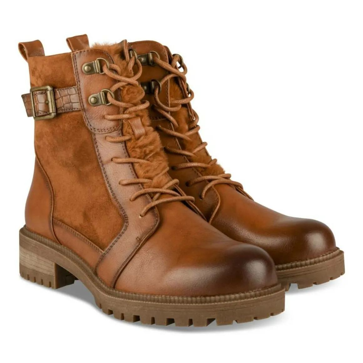 Enkellaarzen COGNACKLEUR