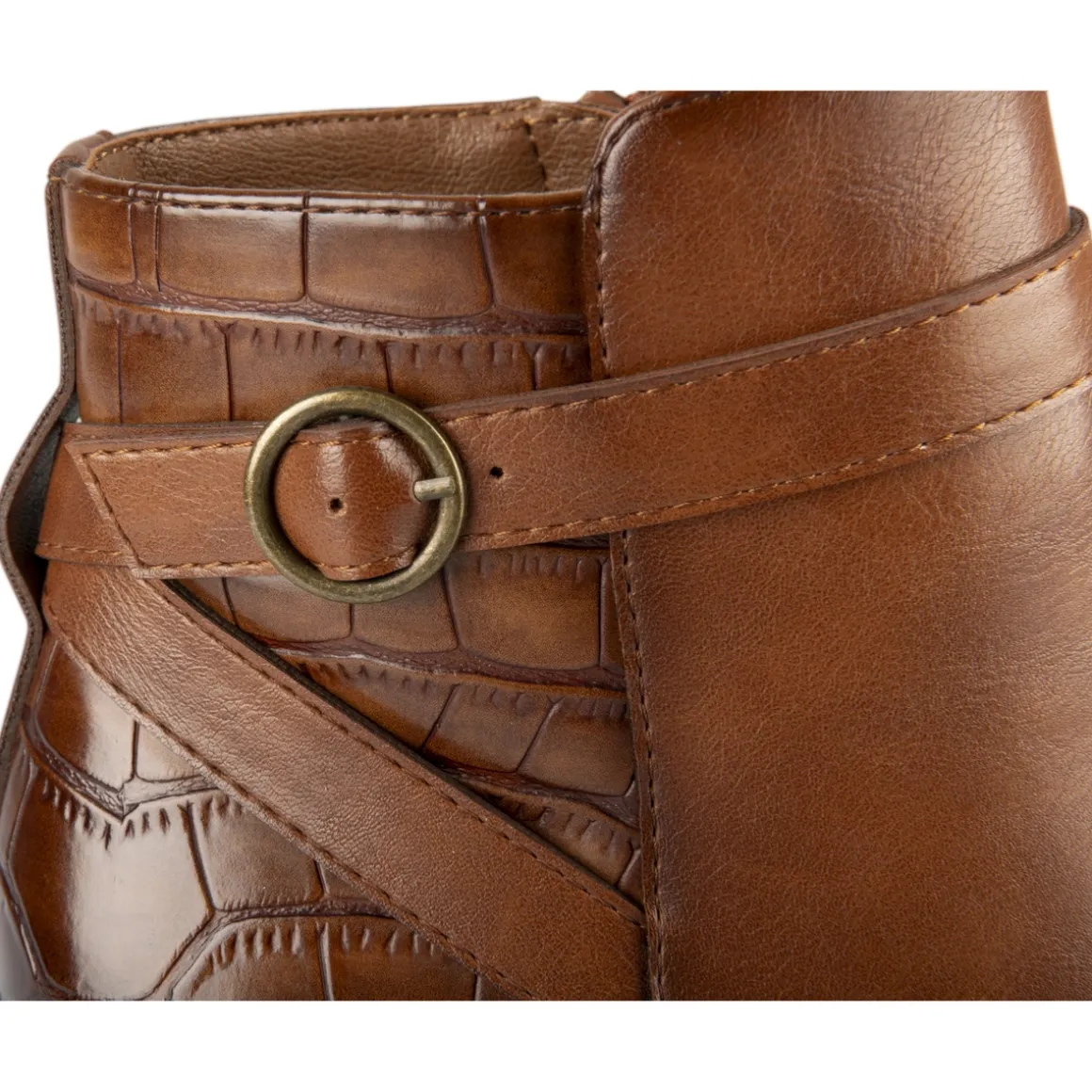 Enkellaarzen COGNACKLEUR