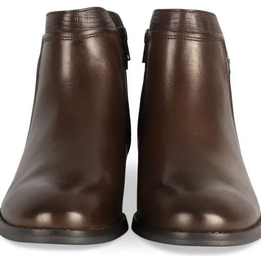 Enkellaarzen KASTANJEBRUIN PIERRE CARDIN