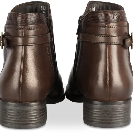 Enkellaarzen KASTANJEBRUIN PIERRE CARDIN