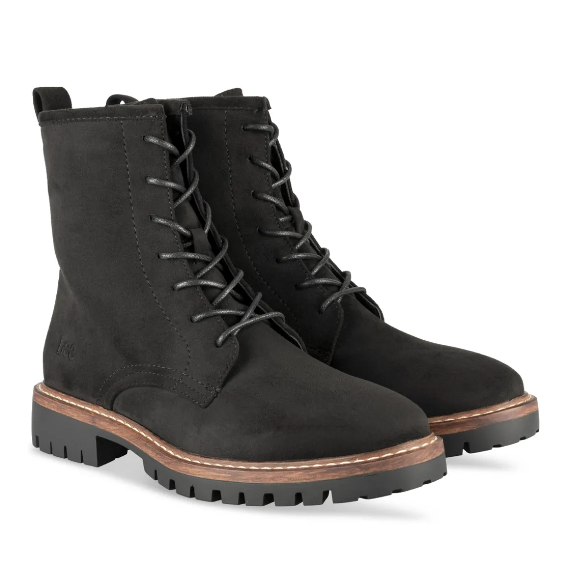 Enkellaarzen ZWART LEE