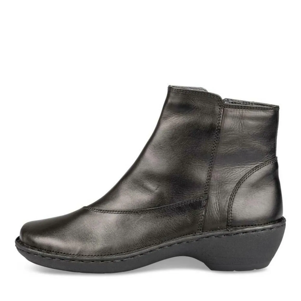 Enkellaarzen ZWART NEOSOFT DAMES LEER