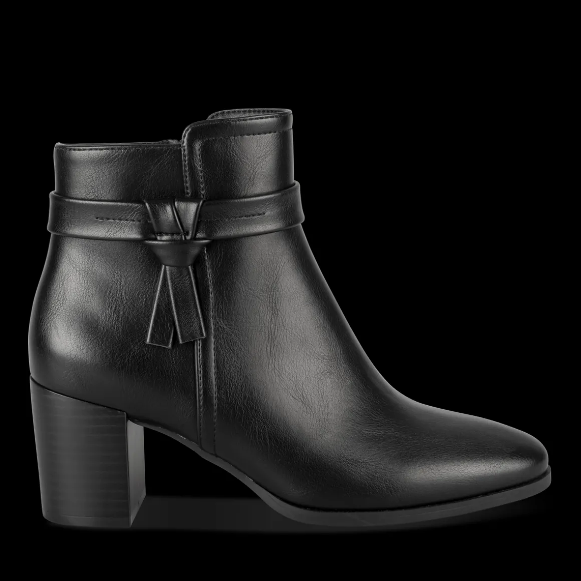 Enkellaarzen ZWART SINEQUANONE