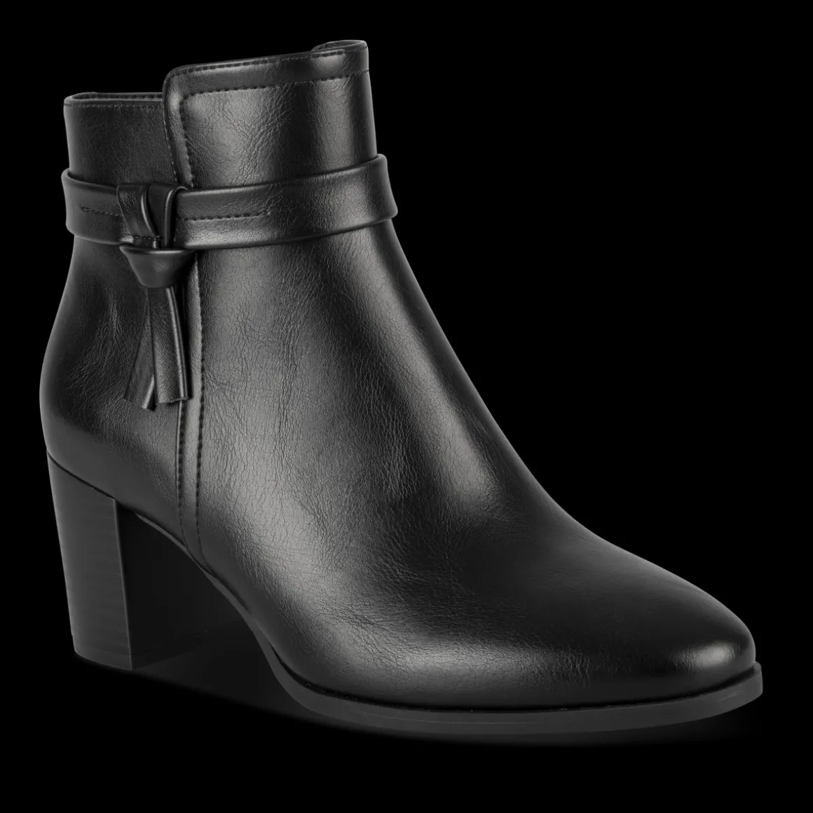 Enkellaarzen ZWART SINEQUANONE