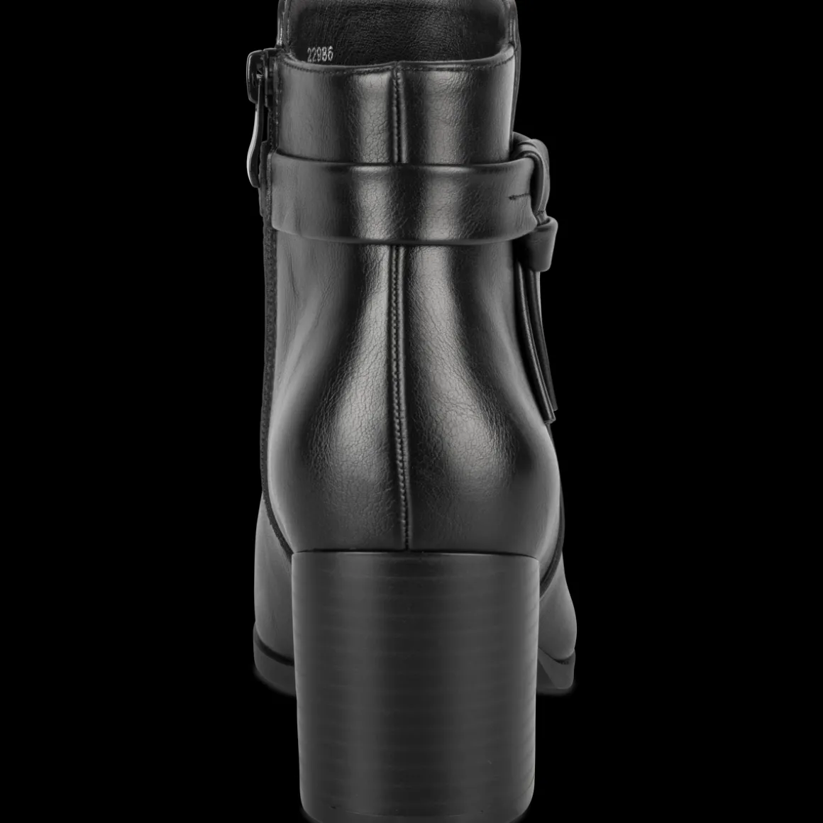 Enkellaarzen ZWART SINEQUANONE