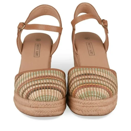 Espadrilles KASTANJEBRUIN