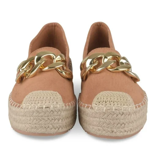 Espadrilles KASTANJEBRUIN