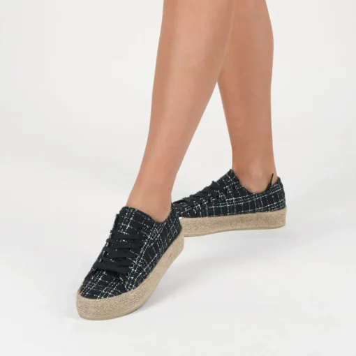 Espadrilles ZWART