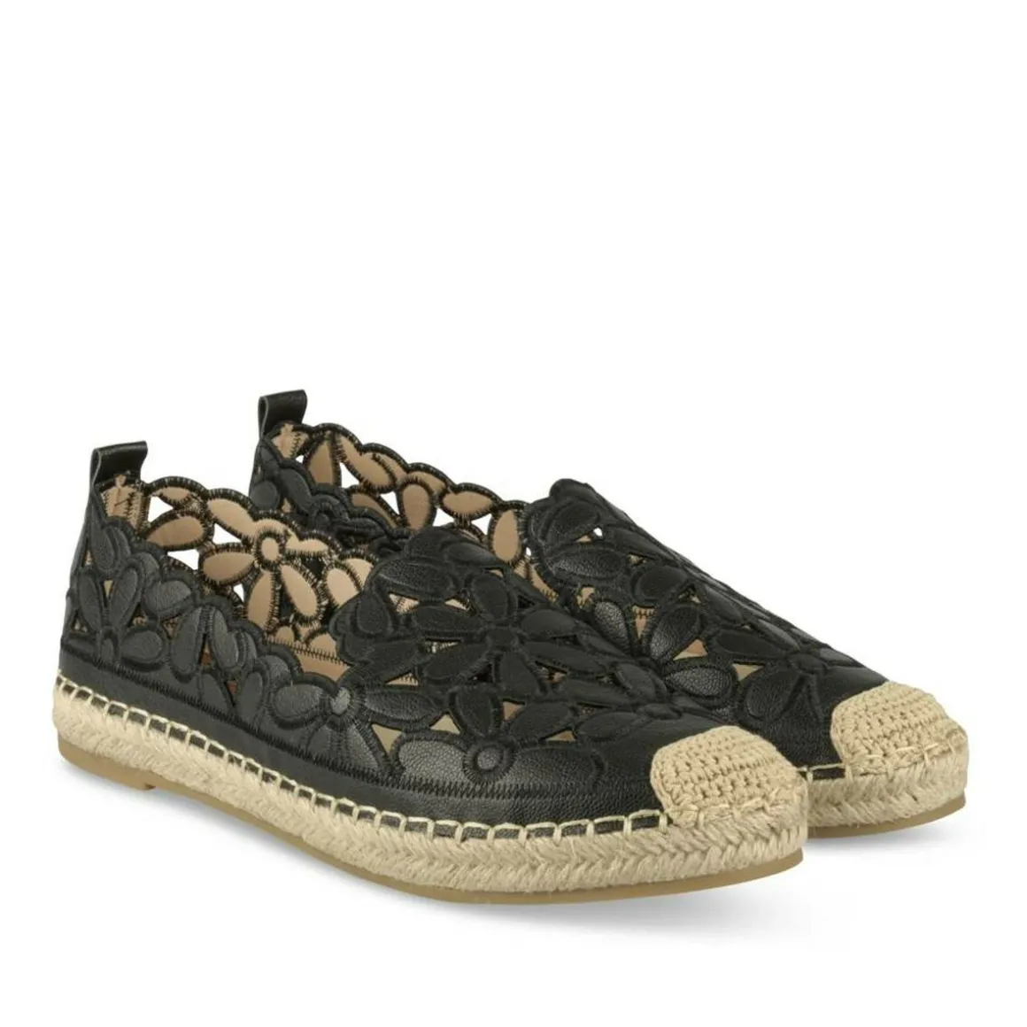Espadrilles ZWART