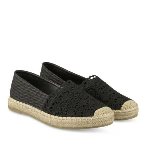 Espadrilles ZWART
