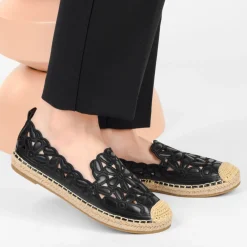 Espadrilles ZWART
