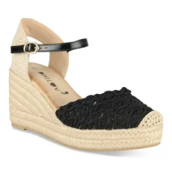 Espadrilles ZWART