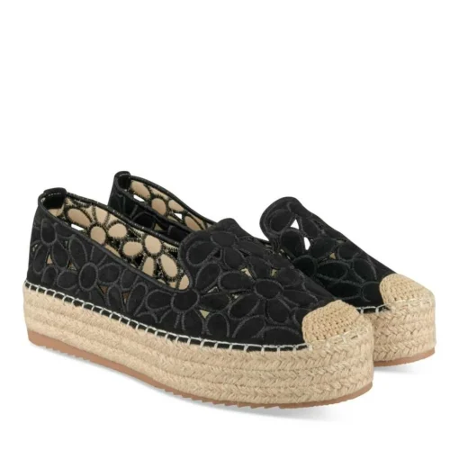 Espadrilles ZWART