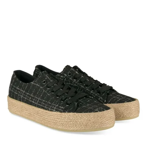 Espadrilles ZWART