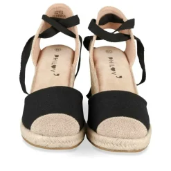 Espadrilles ZWART