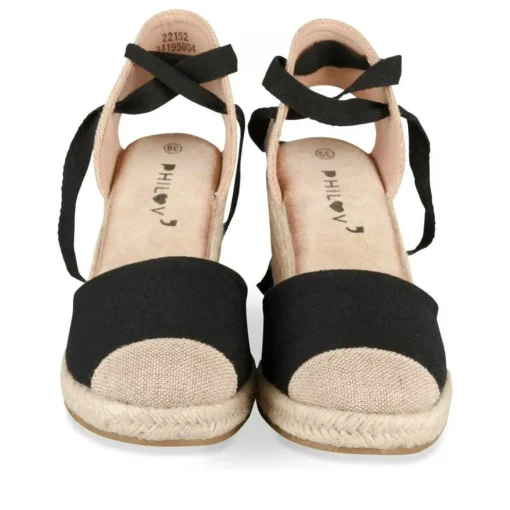 Espadrilles ZWART