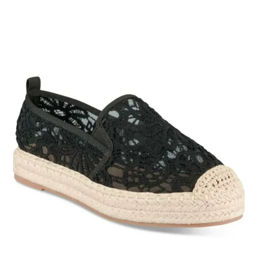 Espadrilles ZWART