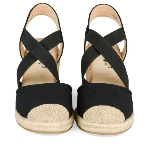 Espadrilles ZWART