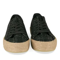 Espadrilles ZWART