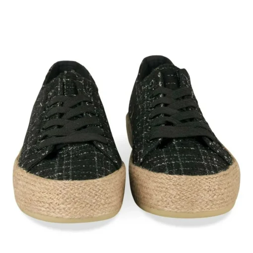 Espadrilles ZWART