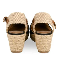 Espadrilles ZWART