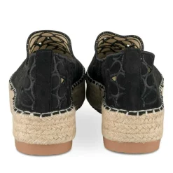 Espadrilles ZWART