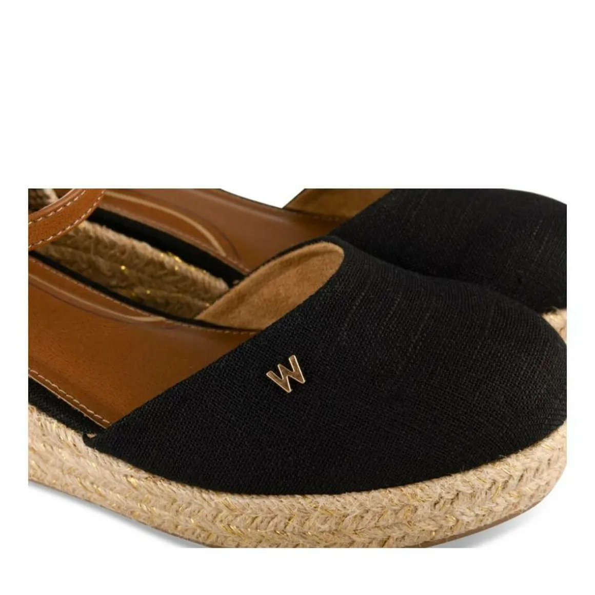 Espadrilles ZWART