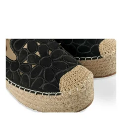 Espadrilles ZWART