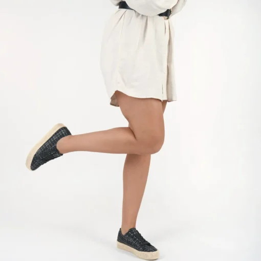 Espadrilles ZWART