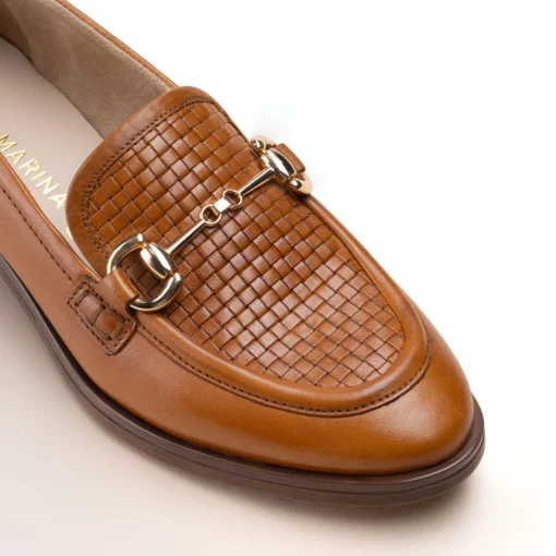 Mocassins KASTANJEBRUIN